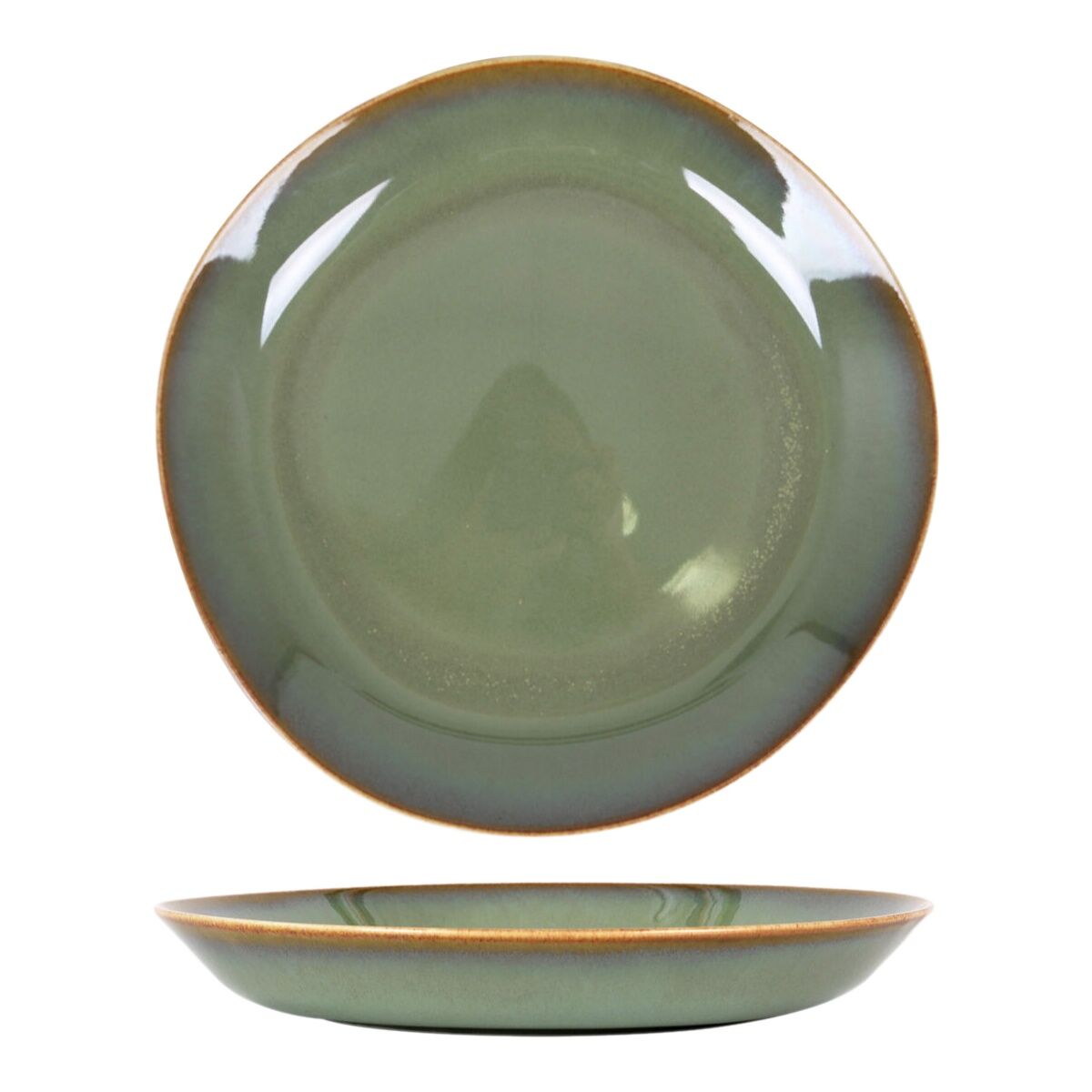 Djup tallrik Duomo Grön Ø 23 cm (6 antal) - 2