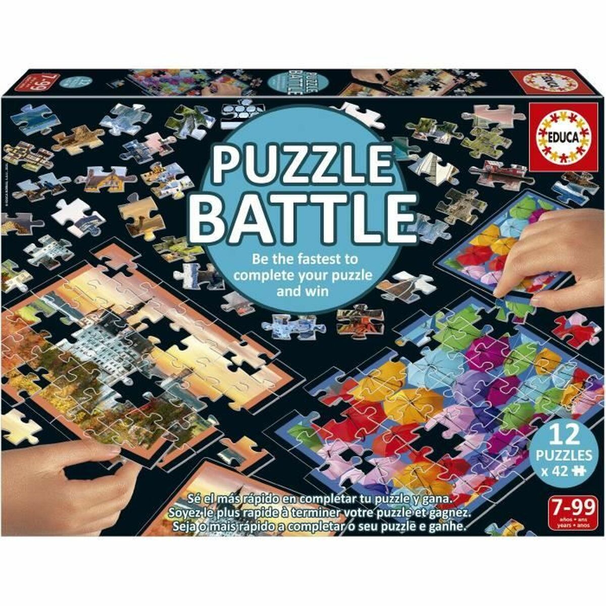 Pussel Educa Battle Travel 42 Delar (12 antal)