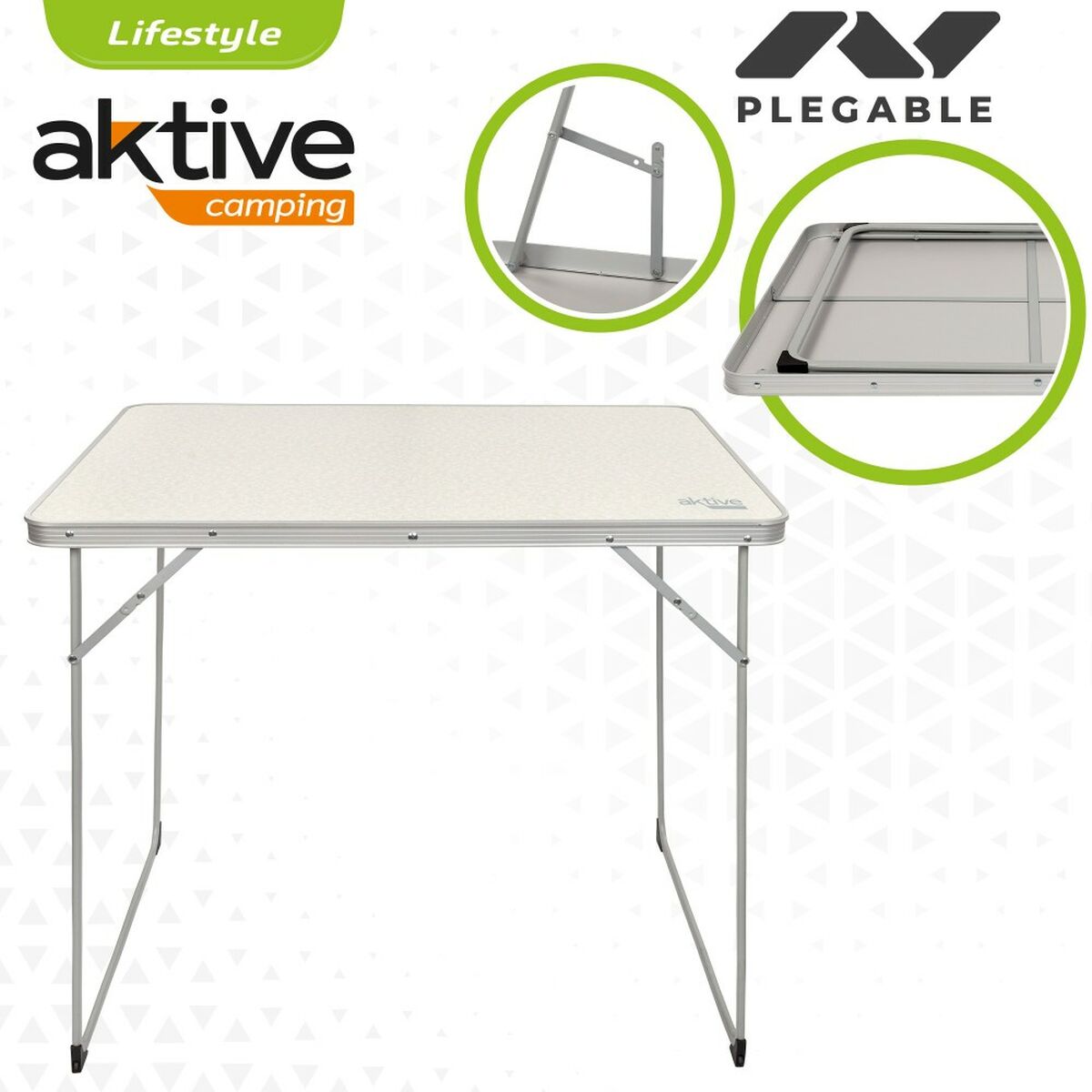 Fällbord Aktive Vit 80 x 70 x 60 cm (4 antal) - 3
