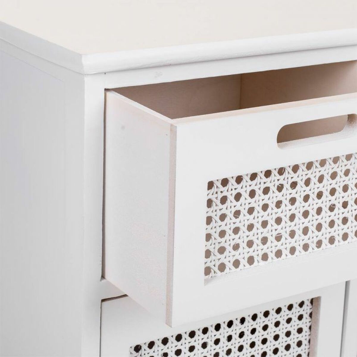 Skänk Alexandra House Living Vit Paulowniaträ Trä MDF 33 x 78 x 113 cm - 7