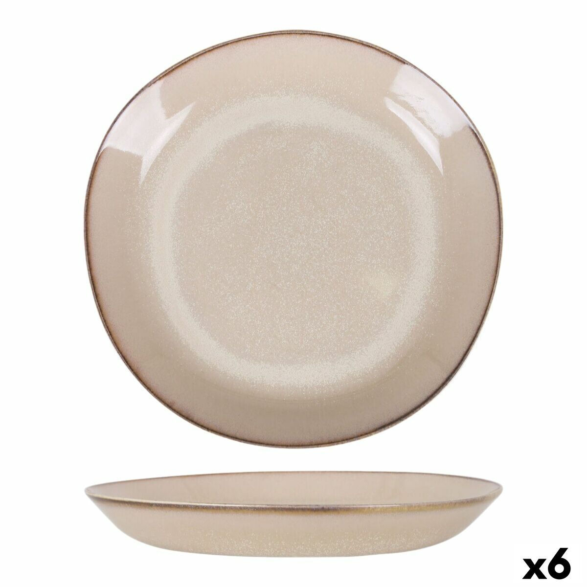Djup tallrik Duomo Beige Ø 23 cm (6 antal)