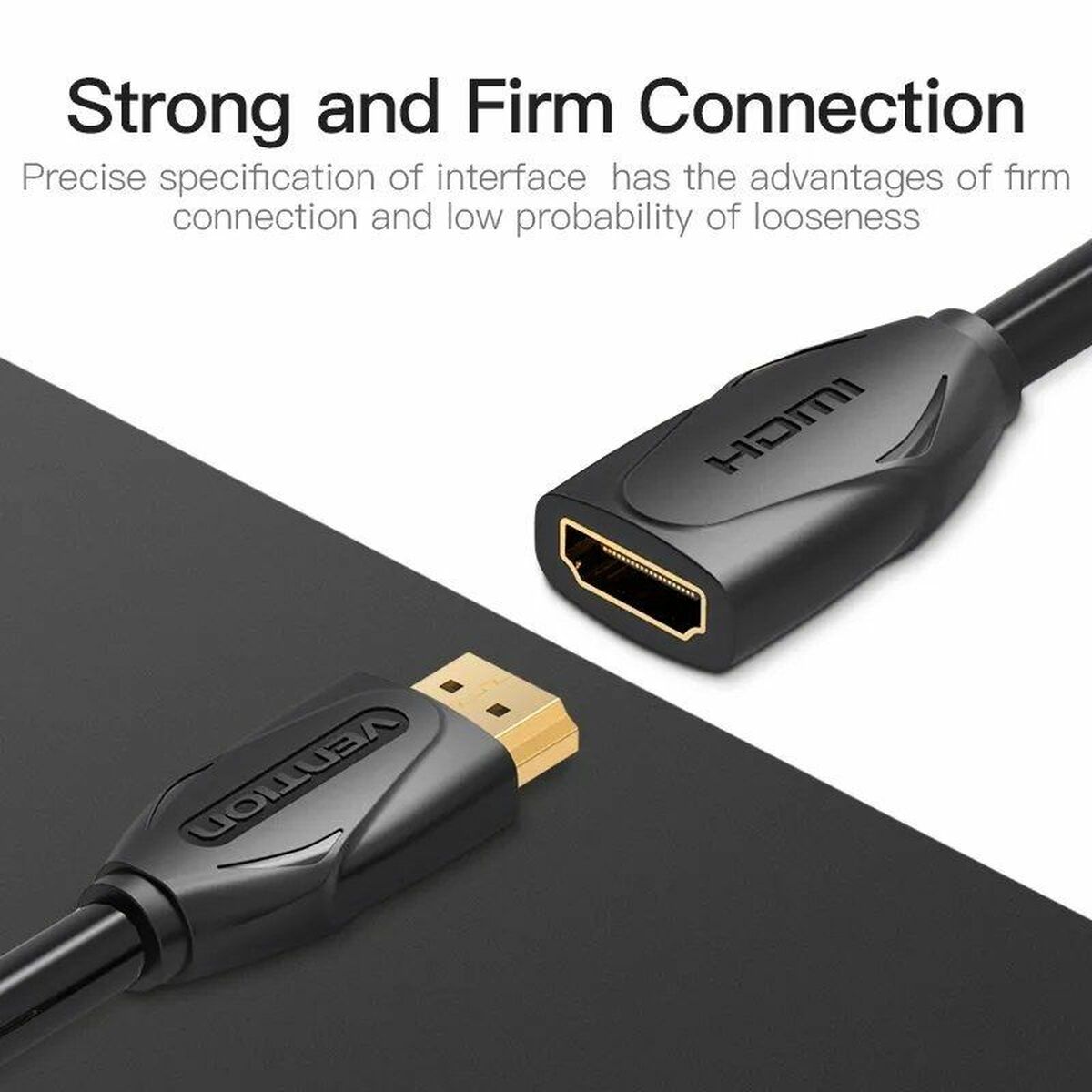 Kabel HDMI Vention VAA-B06-B500 Svart - 2