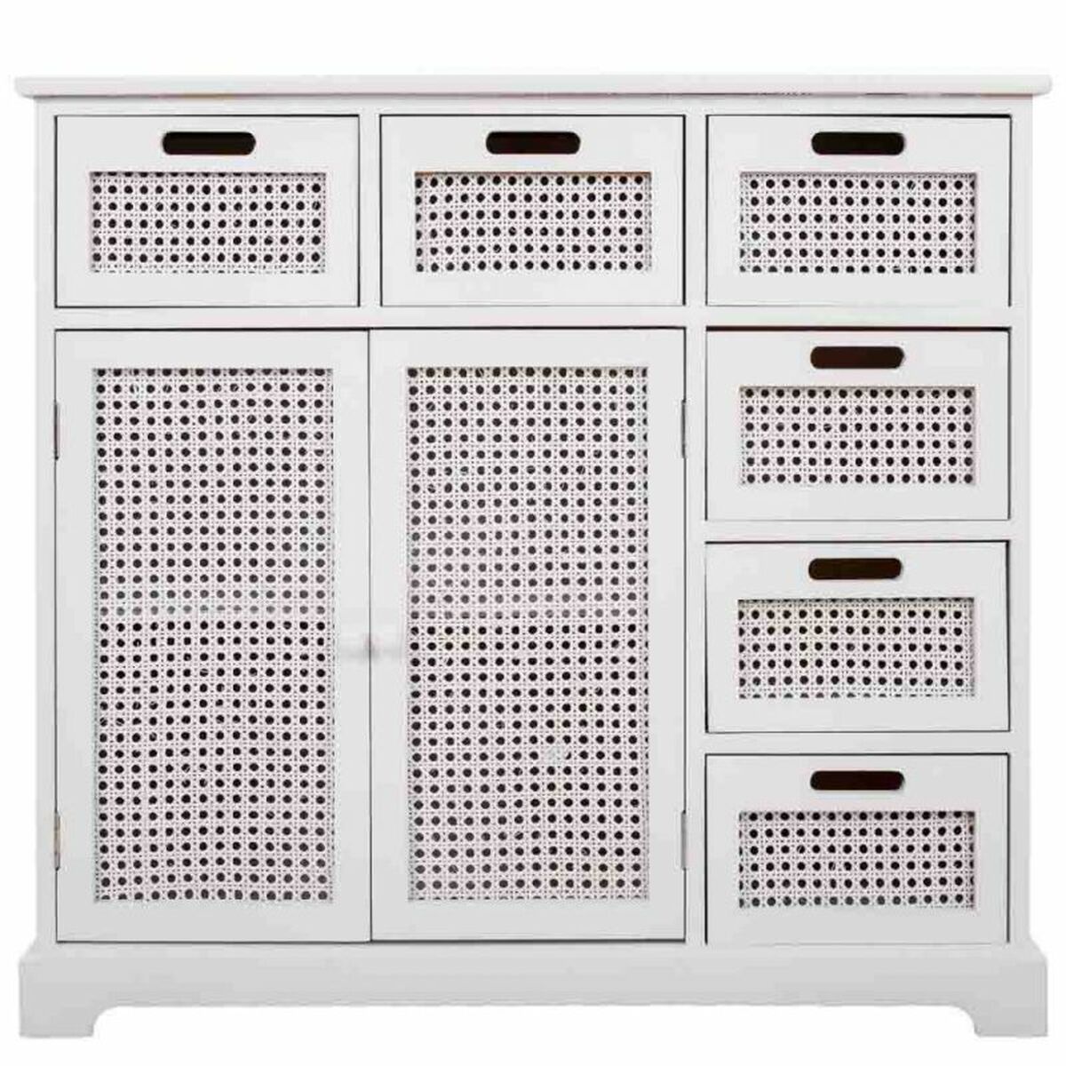 Skänk Alexandra House Living Vit Paulowniaträ Trä MDF 33 x 78 x 86 cm - 3