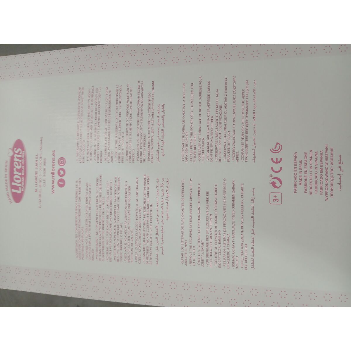Bebisdocka Llorens Mimo 40 cm - 2