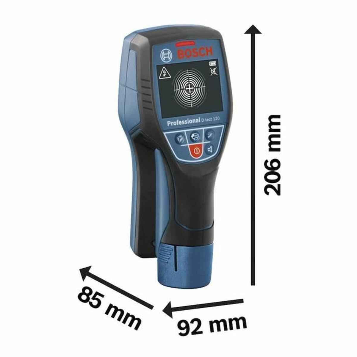 Gitterdetektor BOSCH D-Tech 120 12 V - 5