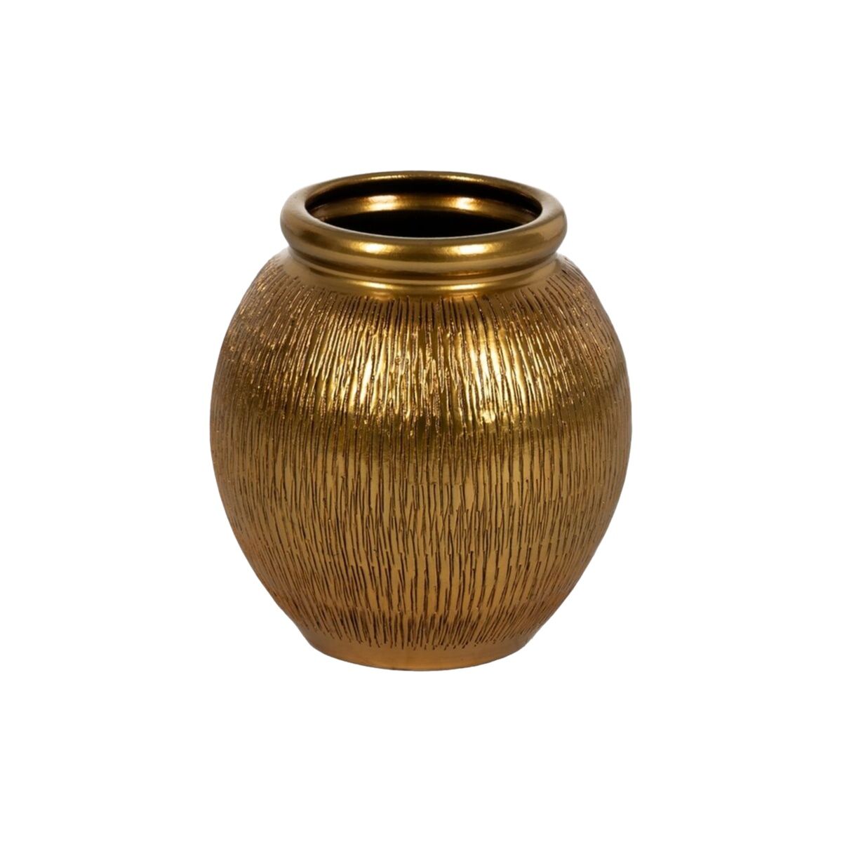 Vas Gyllene Keramik 29 x 29 x 30 cm - 2