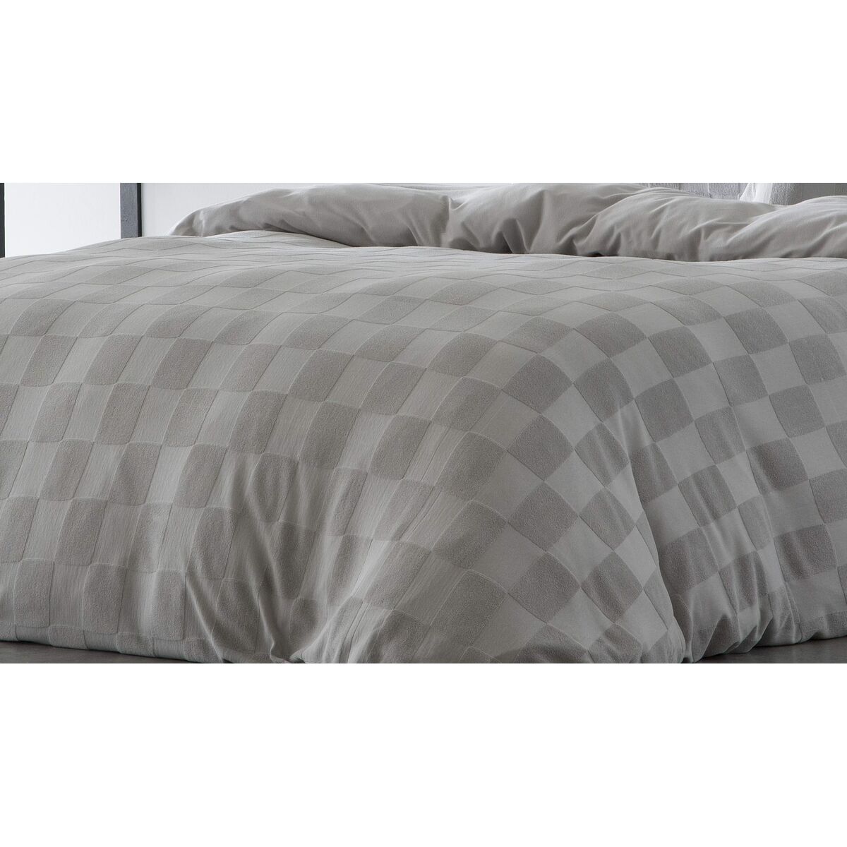 Påslakan Naturals ELBA Ljusgrå Säng 150 (240 x 220 cm) - 4