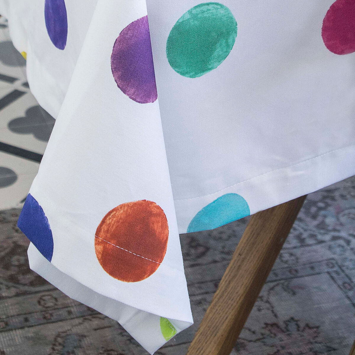Bordsduk HappyFriday Confetti Multicolour 150 x 150 cm - 6