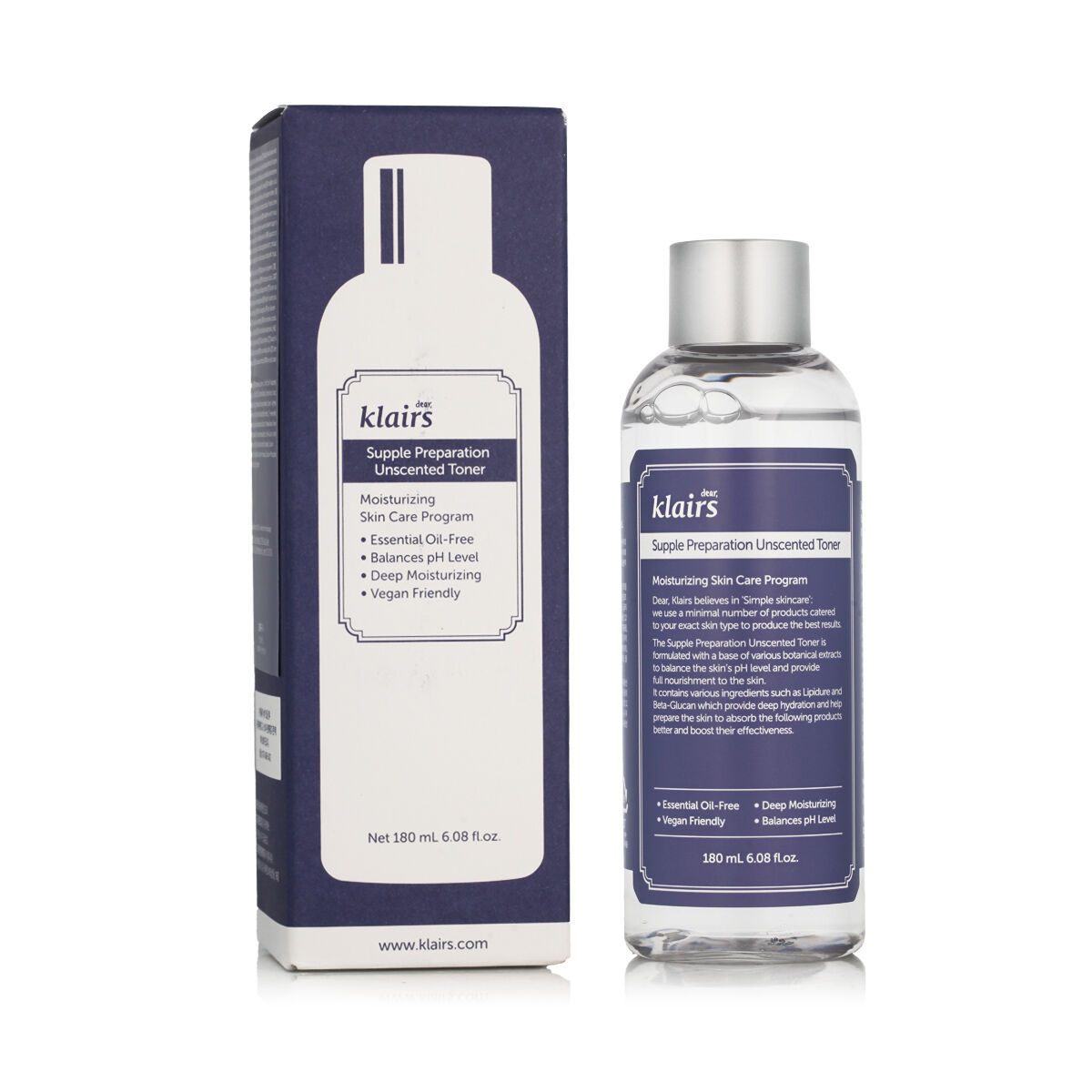 Ansiktstoner Klairs Supple Preparation 180 ml Fuktgivande Balanserande