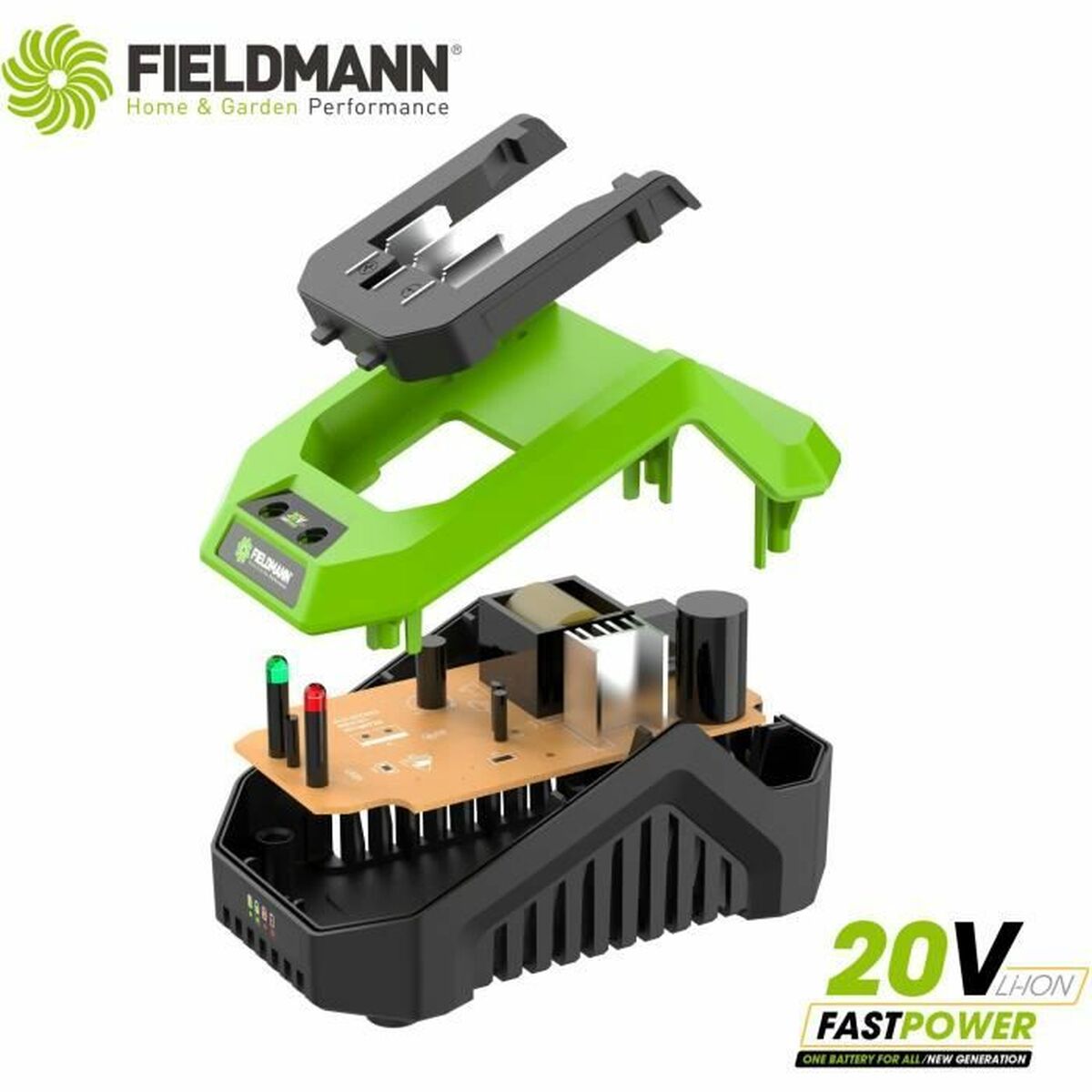 Batteriladdare Fieldmann - 3