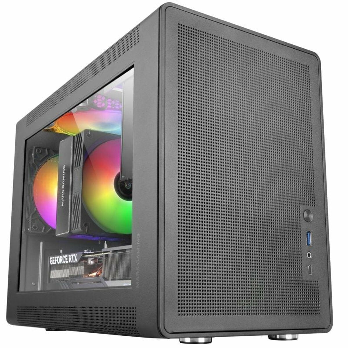 Minitorn Micro ATX / ITX Mars Gaming MCXPS Svart