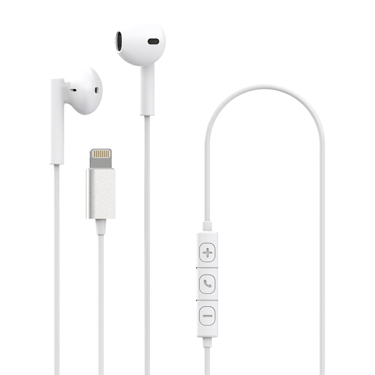 Hörlurar med Mikrofon Celly UP900LIGHTWH Vit - 2