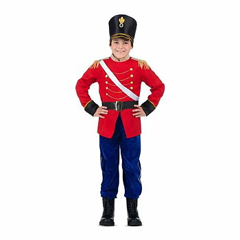 Maskeraddräkt för barn My Other Me Blå Ledande soldat Soldat 4 Delar (4 Delar)