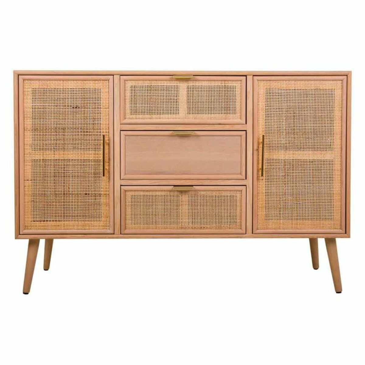 Skänk Alexandra House Living Naturell Trä MDF 81 x 40 x 120 cm - 4