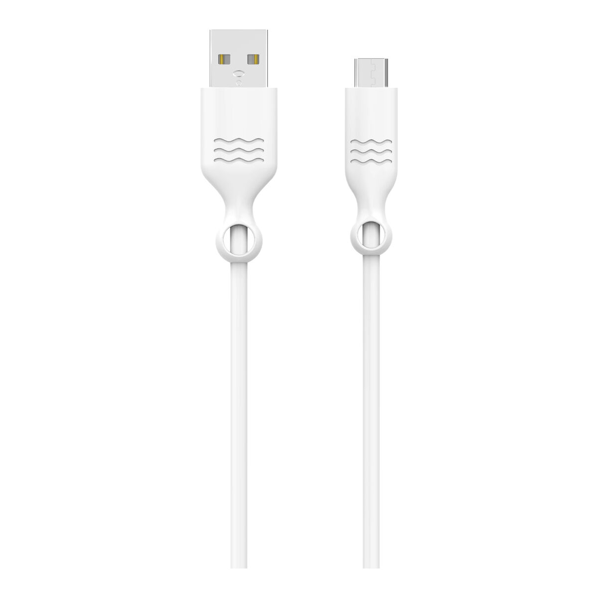 USB-kabel BigBen Connected JGCBLMIC1M2W Vit 1,2 m (1 antal)