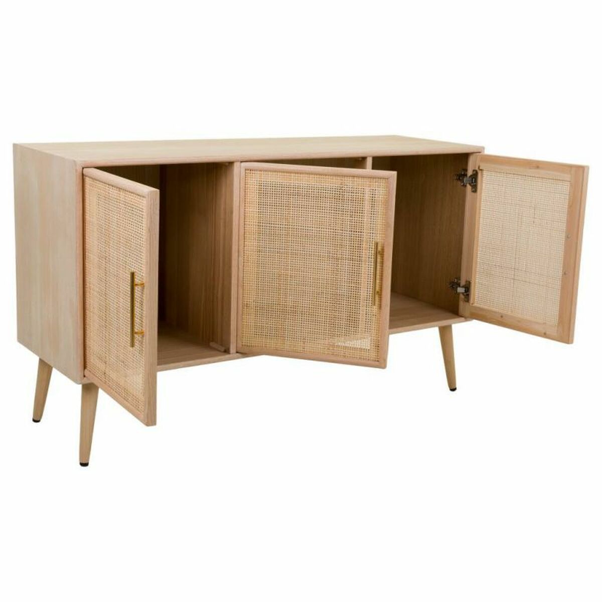 Skänk Alexandra House Living Naturell Trä MDF 71 x 41 x 120 cm - 3