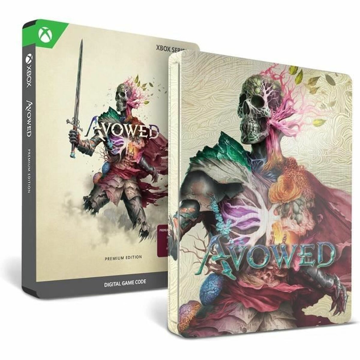 Xbox Series X Videospel Microsoft Avowed Premium Edition SteelBook