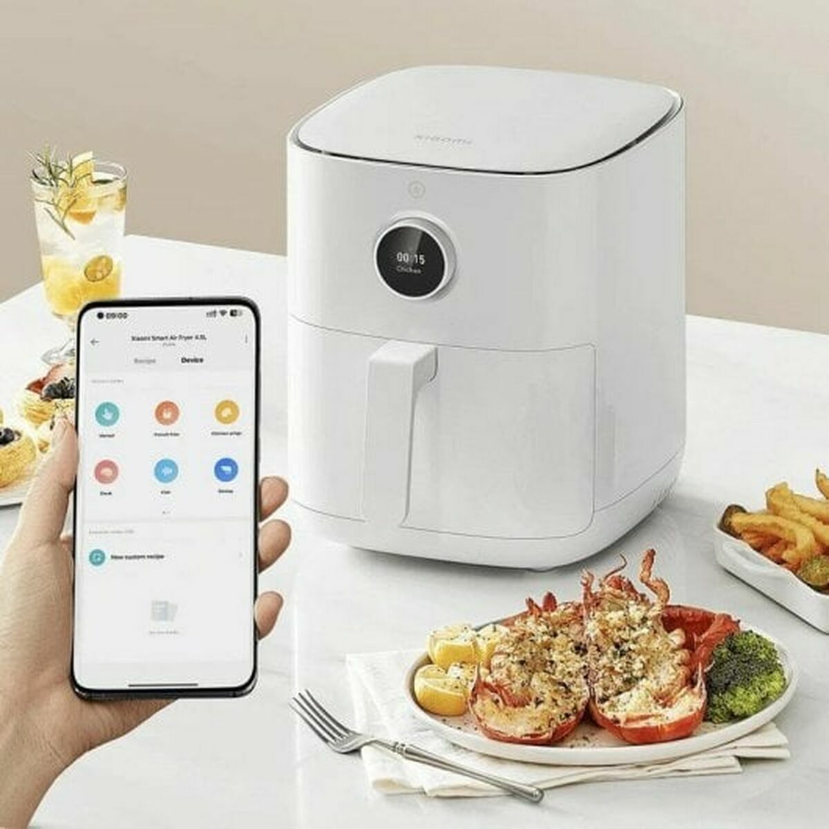 Luftfritös Xiaomi BHR8234EU Vit 1500 W 4,5 L - 5