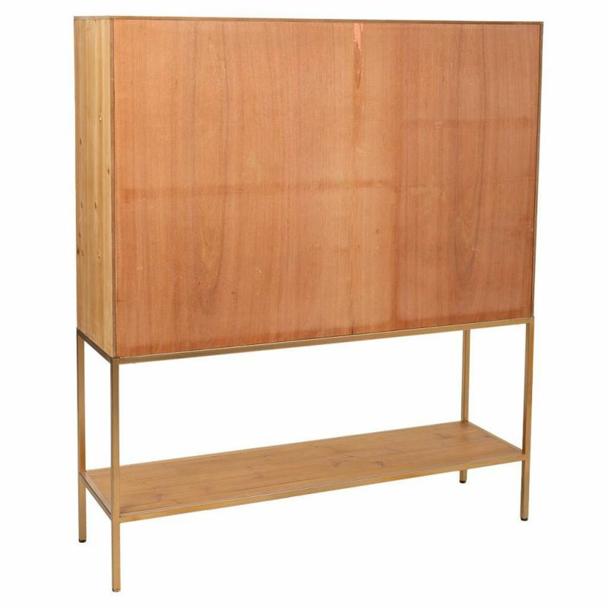 Skänk Alexandra House Living Gyllene Naturell Järn Granträ 37 x 139 x 120 cm - 4