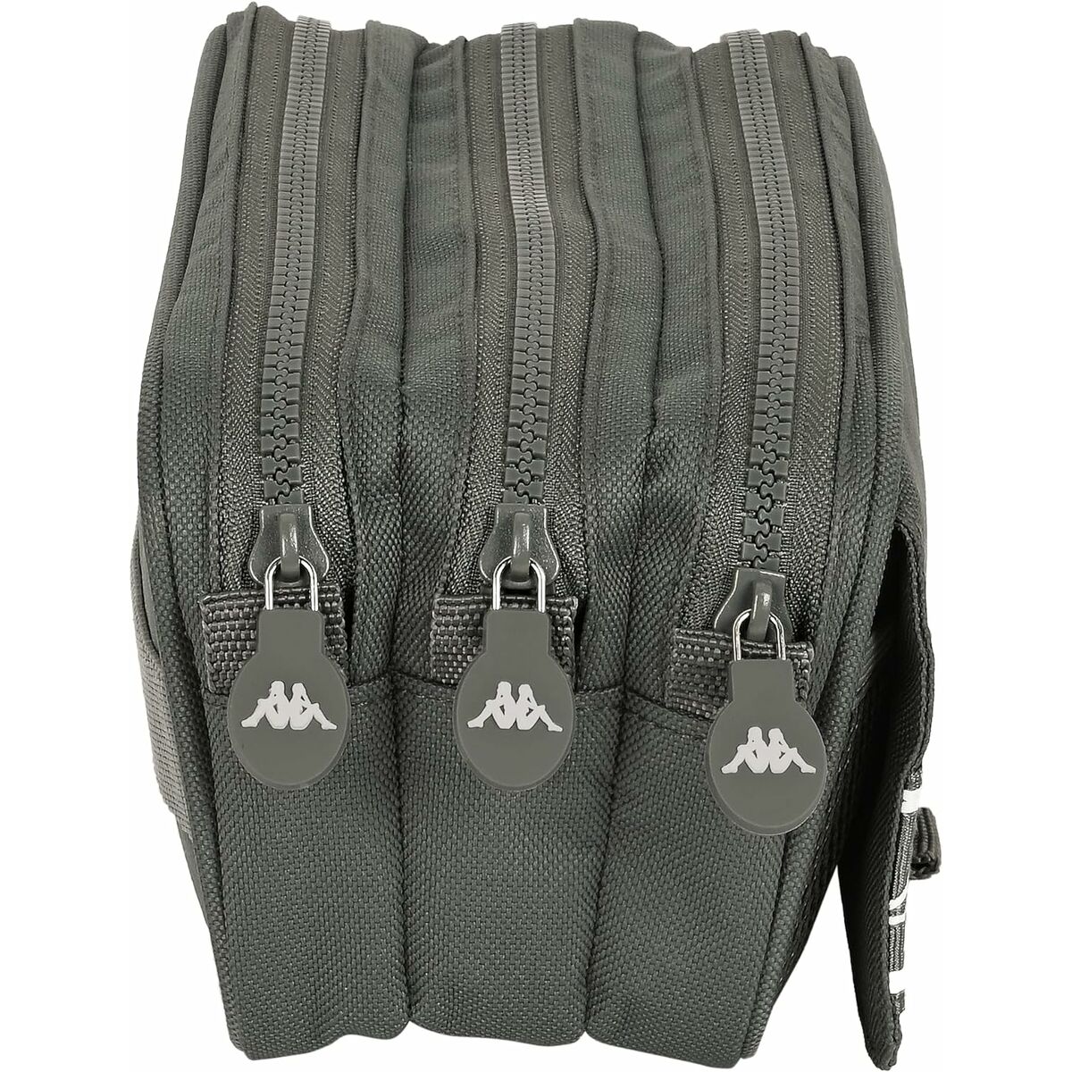 Tredubbel Carry-all Kappa Basics Grå 21,5 x 10 x 8 cm - 2
