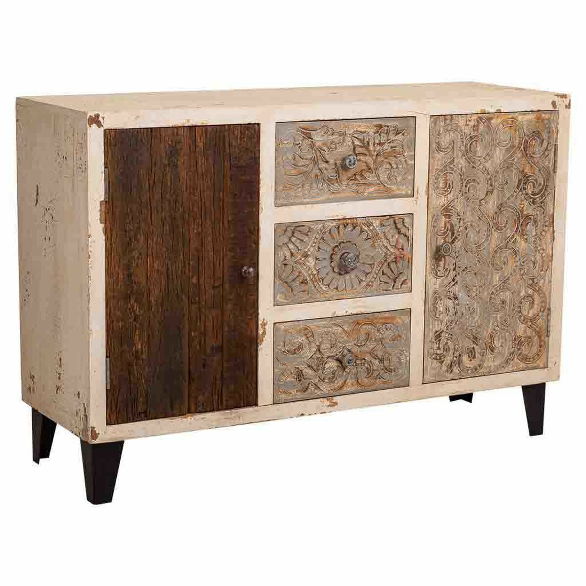 Skänk Alexandra House Living Naturell Mangoträ 40 x 72 x 118 cm