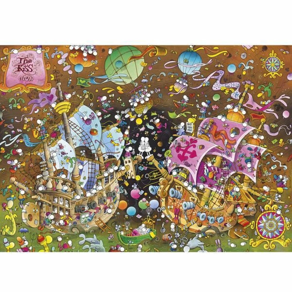 Pussel Clementoni Mordillo The Kiss (6000 Delar)