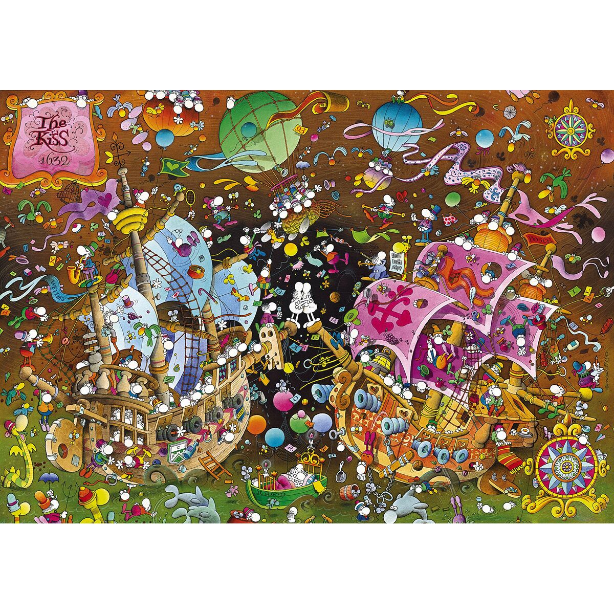 Pussel Clementoni Mordillo The Kiss (6000 Delar) - 3