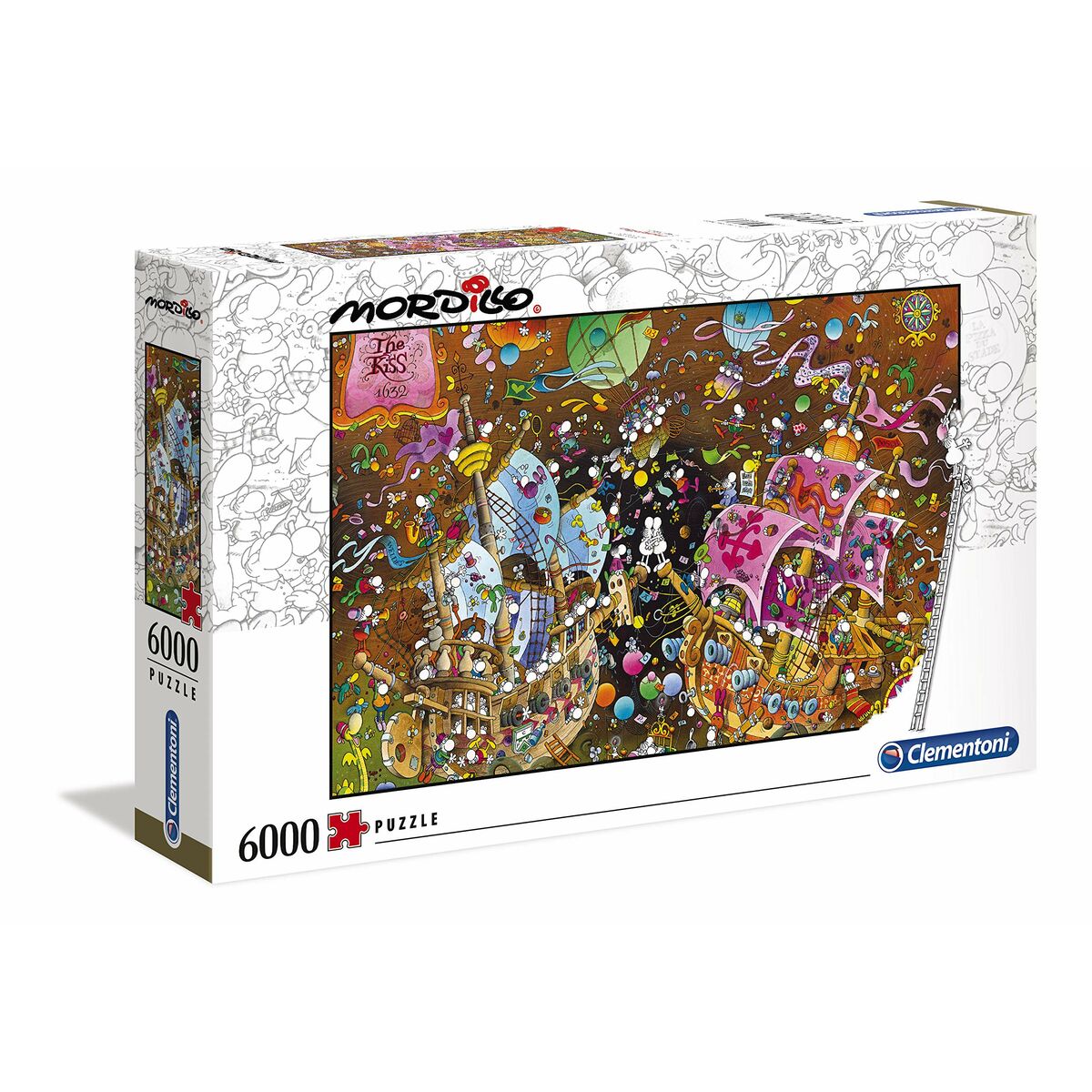 Pussel Clementoni Mordillo The Kiss (6000 Delar) - 2