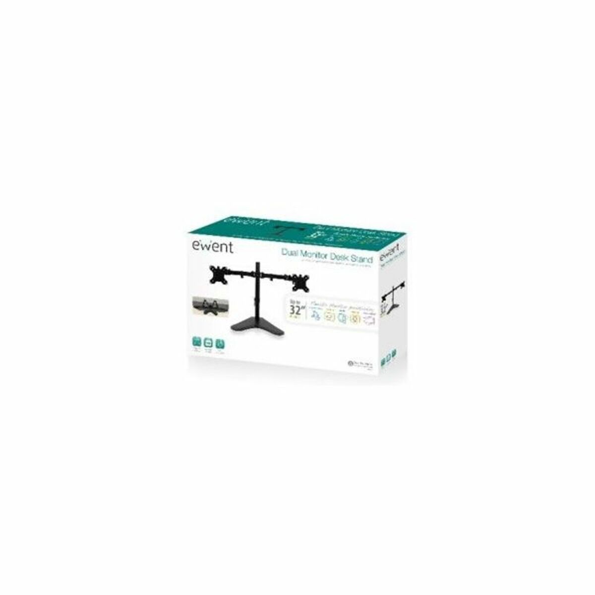 Stöd Ewent EW1536 13"-32" 2 x 8 kg Svart - 3