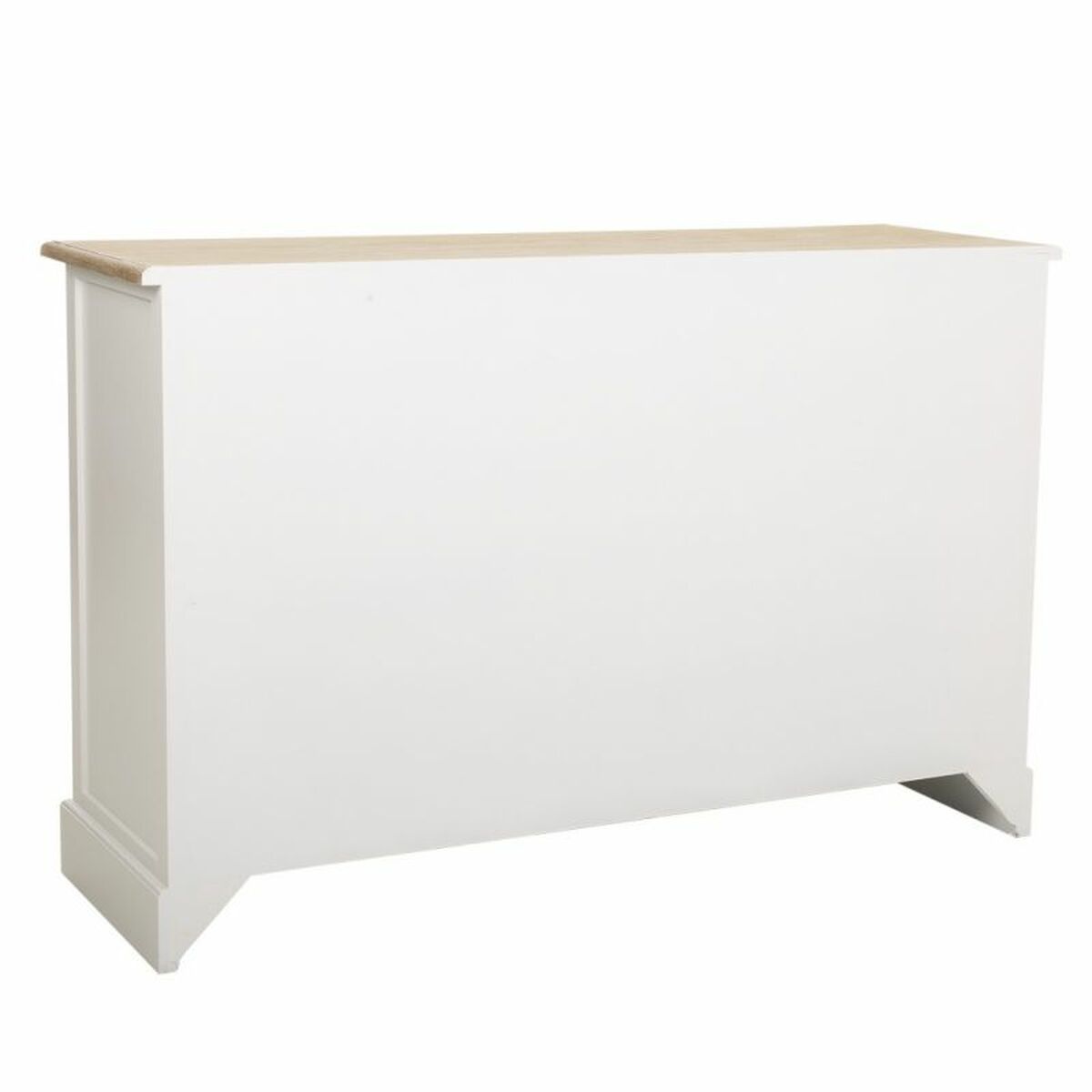 Skänk Alexandra House Living Vit Paulowniaträ Trä MDF 40 x 80 x 124 cm - 5