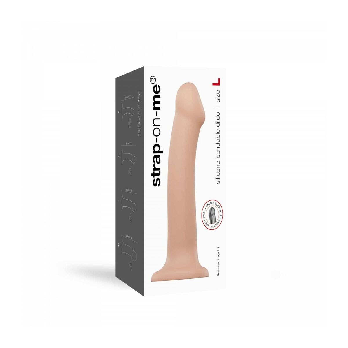 Dildo Strap-on-me 6013113 Beige L - 5