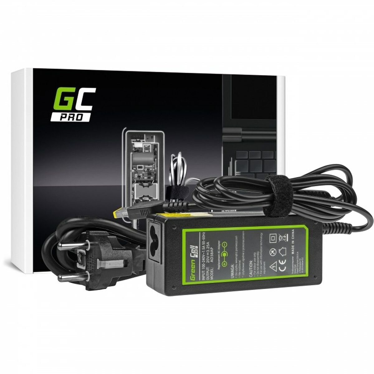 Laptopladdare Green Cell AD38AP 65 W