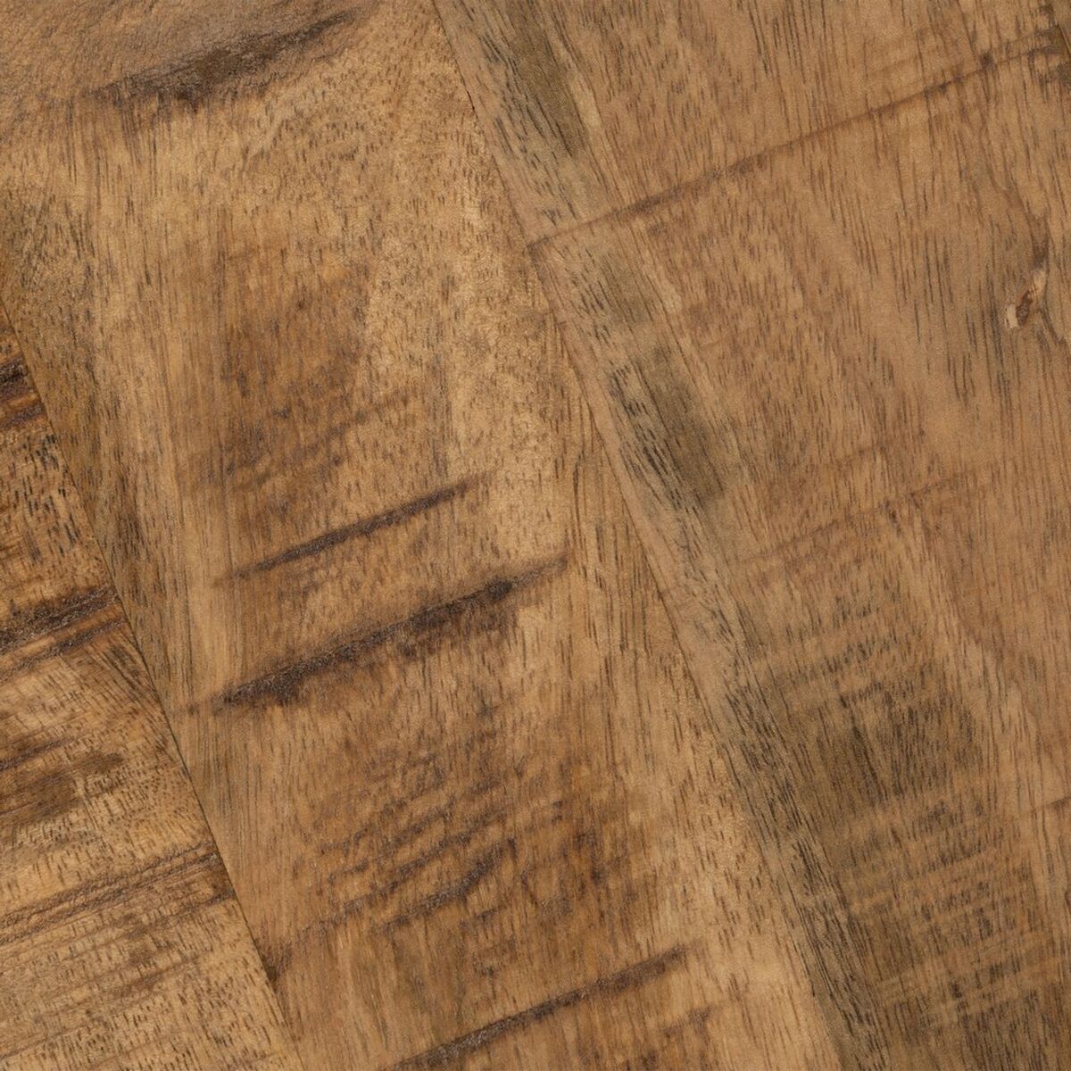 Bordsskiva Beige Mangoträ 80 x 80 x 3 cm Rund Oregelbunden - 6