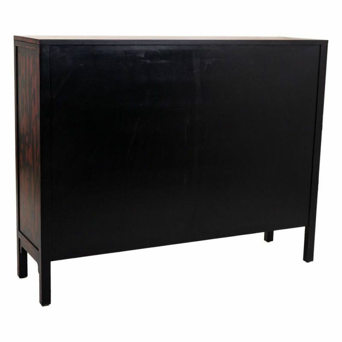 Skänk Alexandra House Living Röd Granträ Trä MDF 36 x 106 x 136 cm - 5
