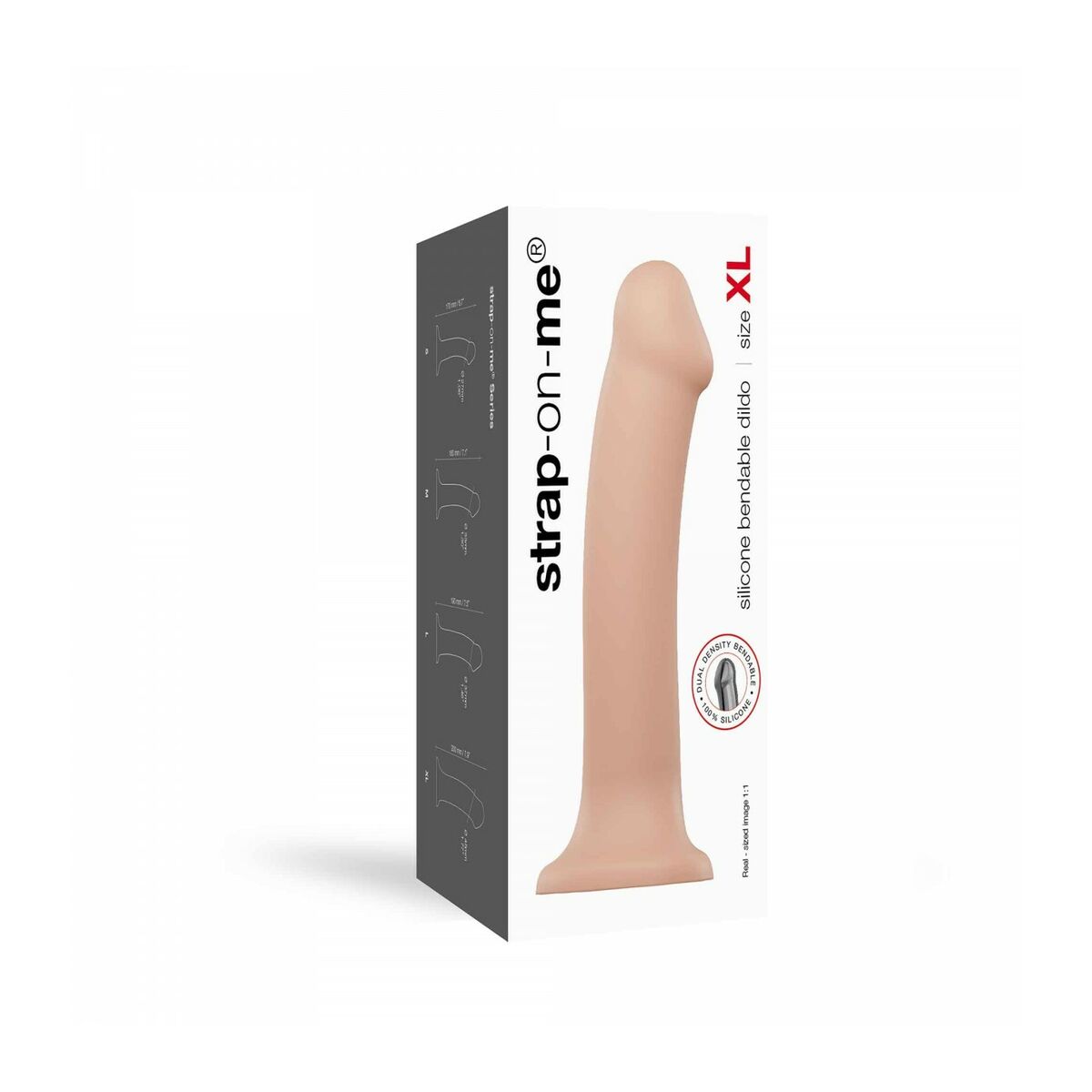 Dildo Strap-on-me 6013120 Beige XL - 5