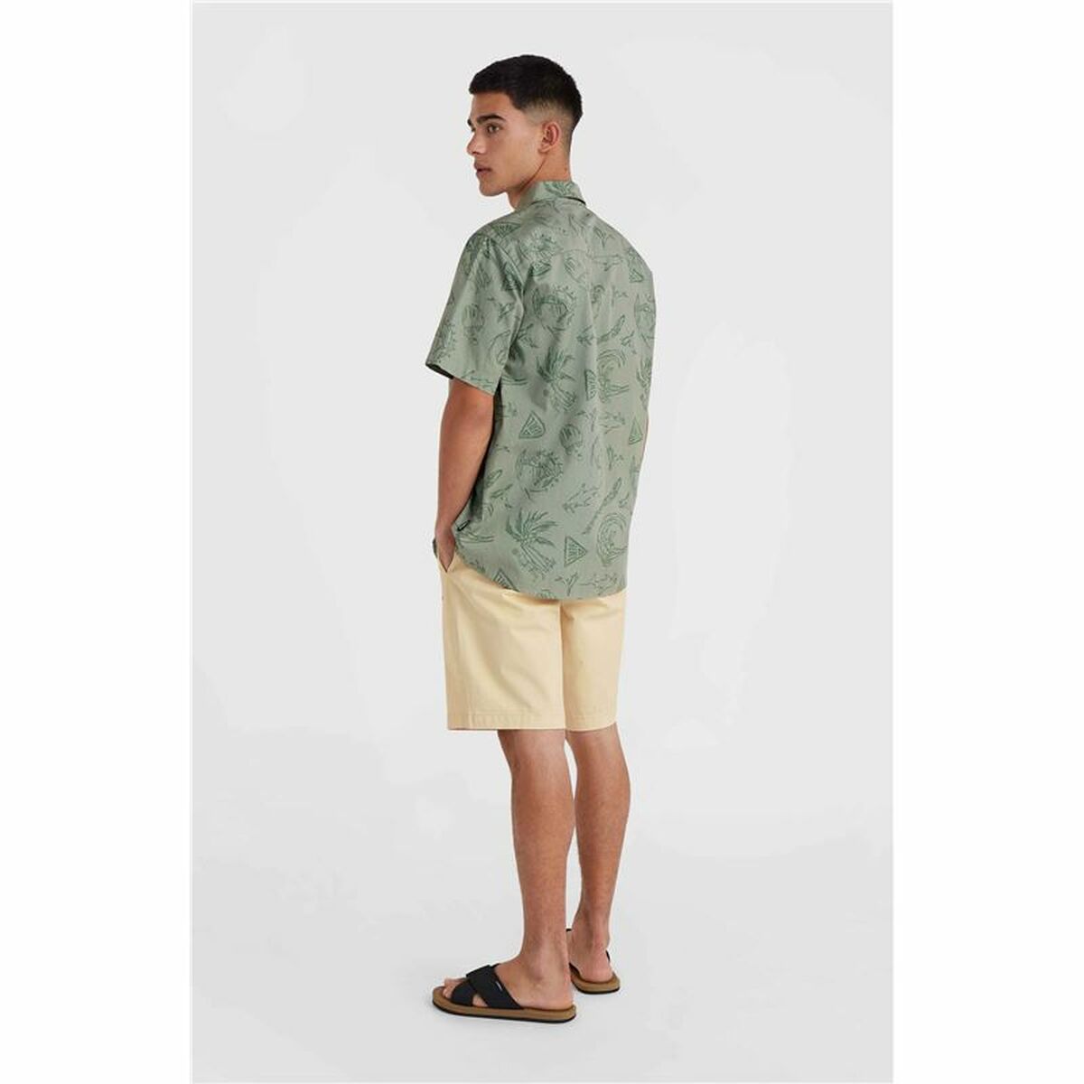 Träningsshorts O'Neill Essentials Vit Naturell - 3
