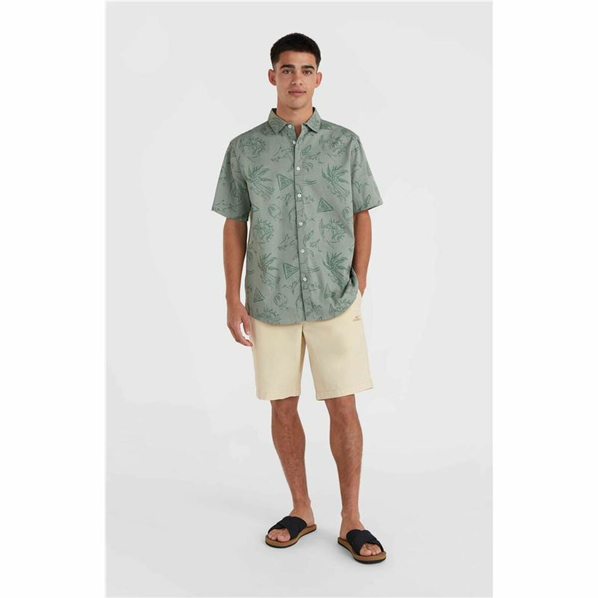 Träningsshorts O'Neill Essentials Vit Naturell - 5
