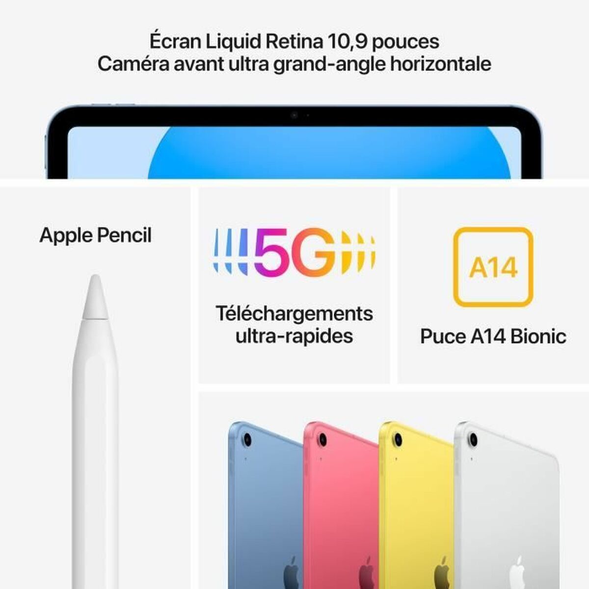 Läsplatta Apple 64 GB Silvrig 10,9" - 3