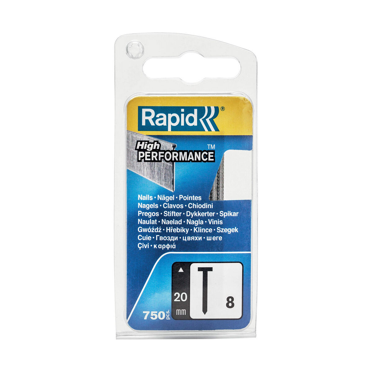 Spikar till spikpistol Rapid 40109534  20 mm (750 antal)