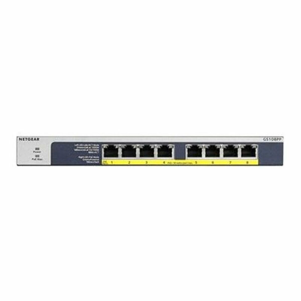 Kopplingsskåp Netgear GS108PP-100EUS 16 Gbps - 2