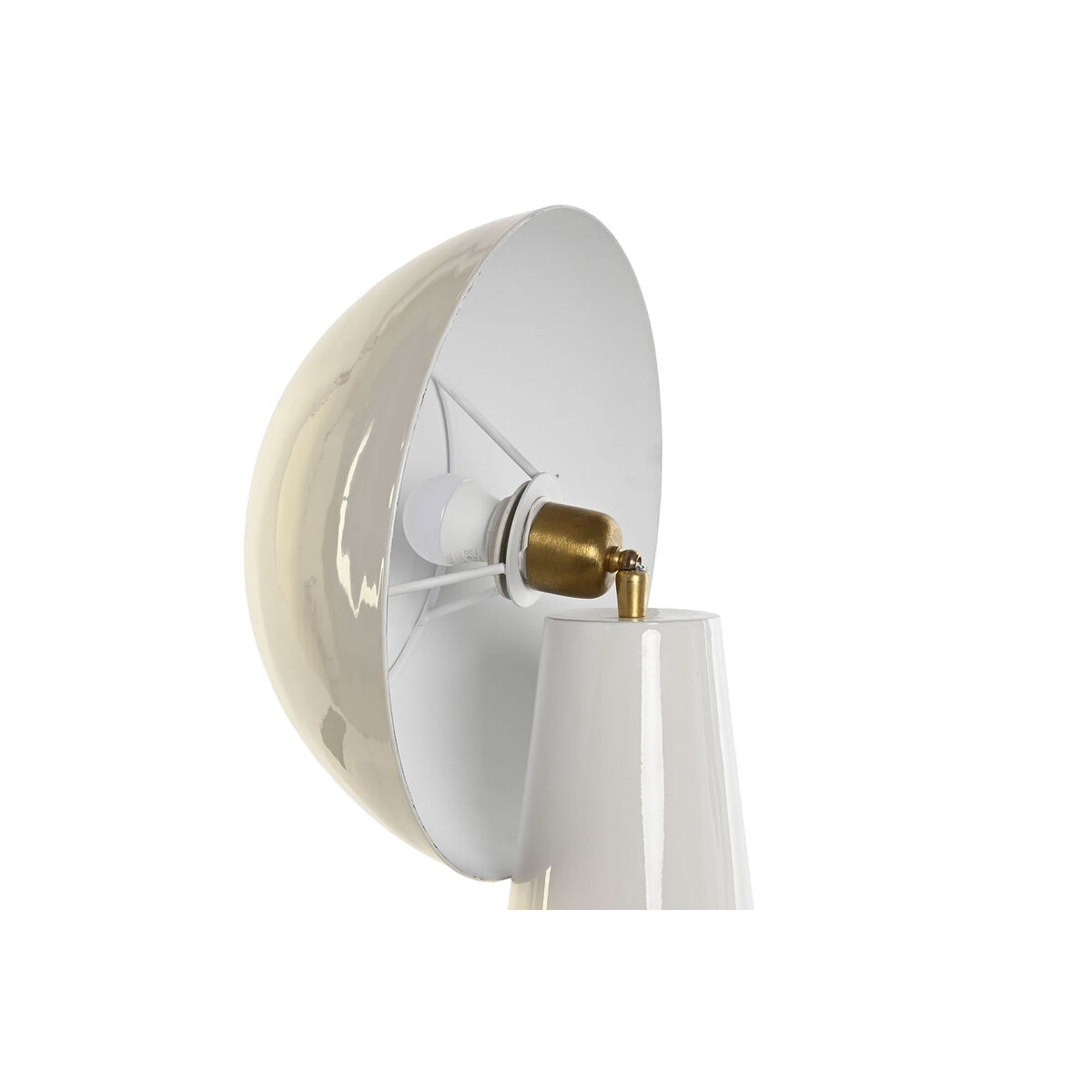 Bordslampa DKD Home Decor Vit Metall Järn 50 W 220 V 31 x 31 x 70 cm - 3