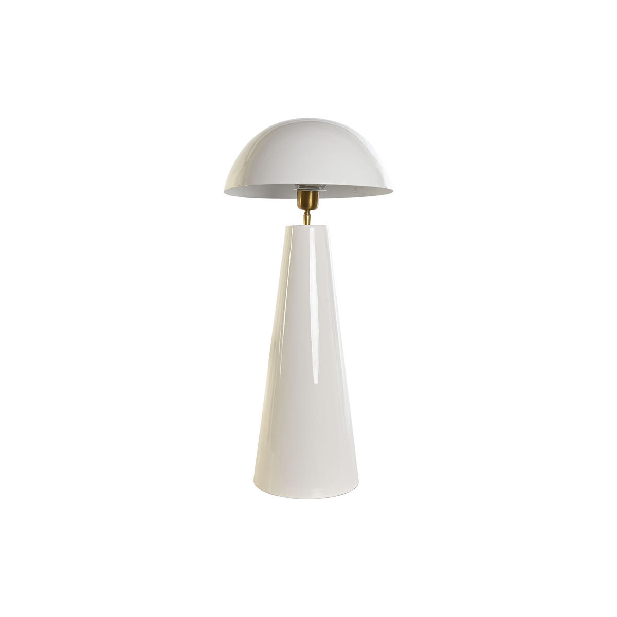 Bordslampa DKD Home Decor Vit Metall Järn 50 W 220 V 31 x 31 x 70 cm