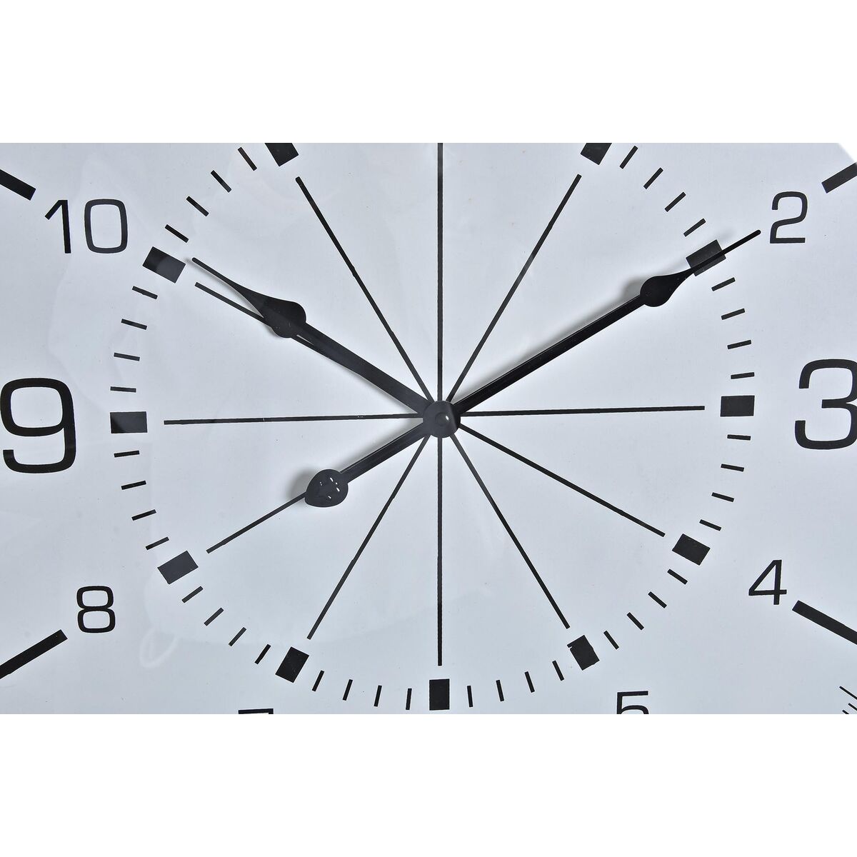 Väggklocka DKD Home Decor Glas Gyllene Metall Vit Kompass (60 x 3 x 60 cm) - 6