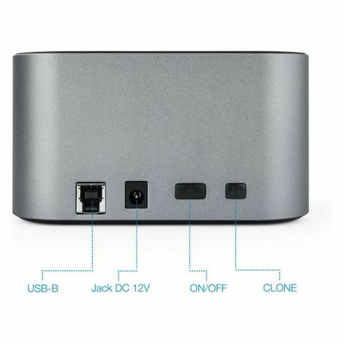 Dual Dockstation TooQ TQDS-805G 2.5"-3.5" HDD/SSD SATA USB 3.0 - 5