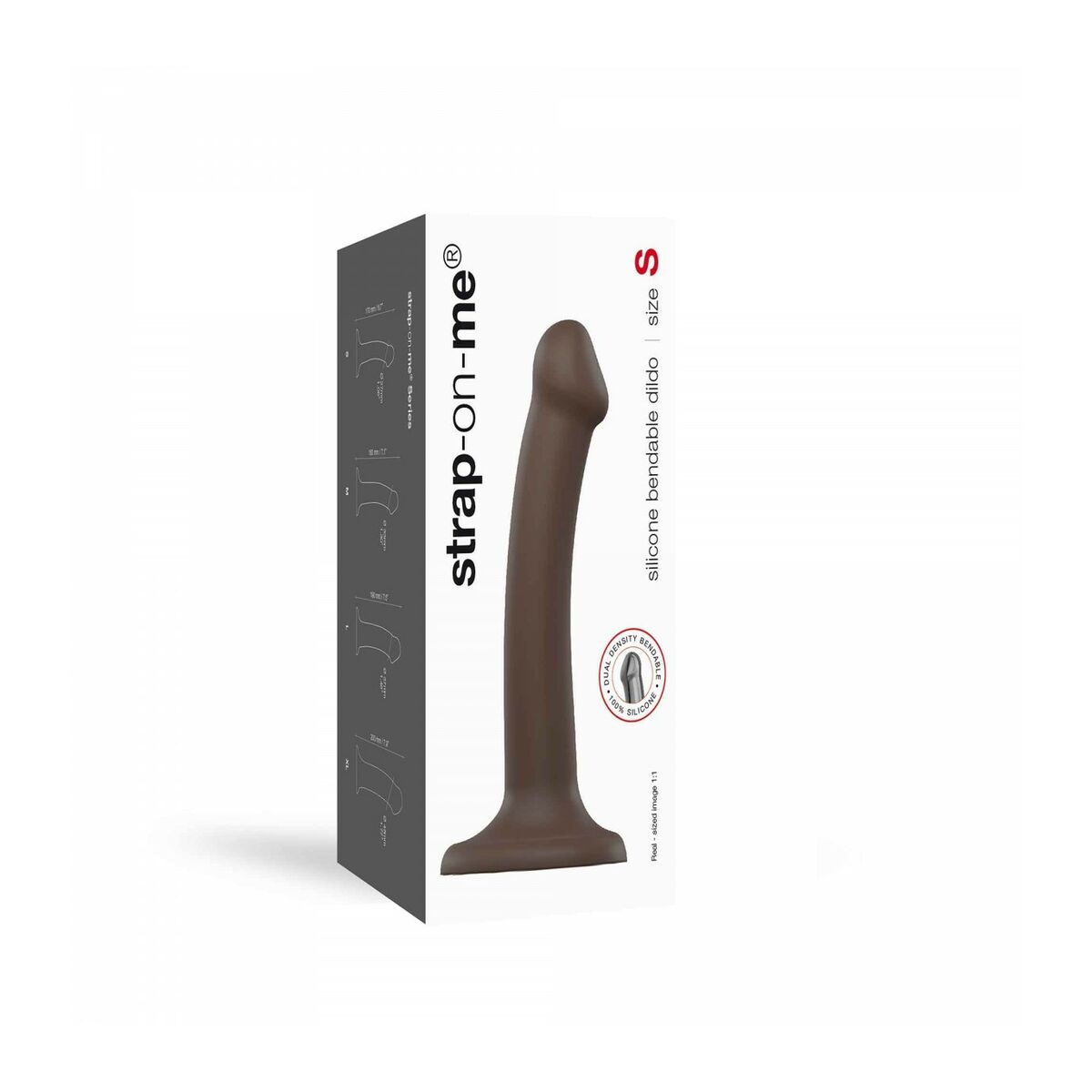 Dildo Strap-on-me 6013328 Choklad - 5