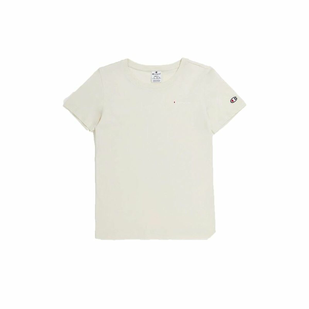 T-shirt med kortärm Dam Champion Crewneck