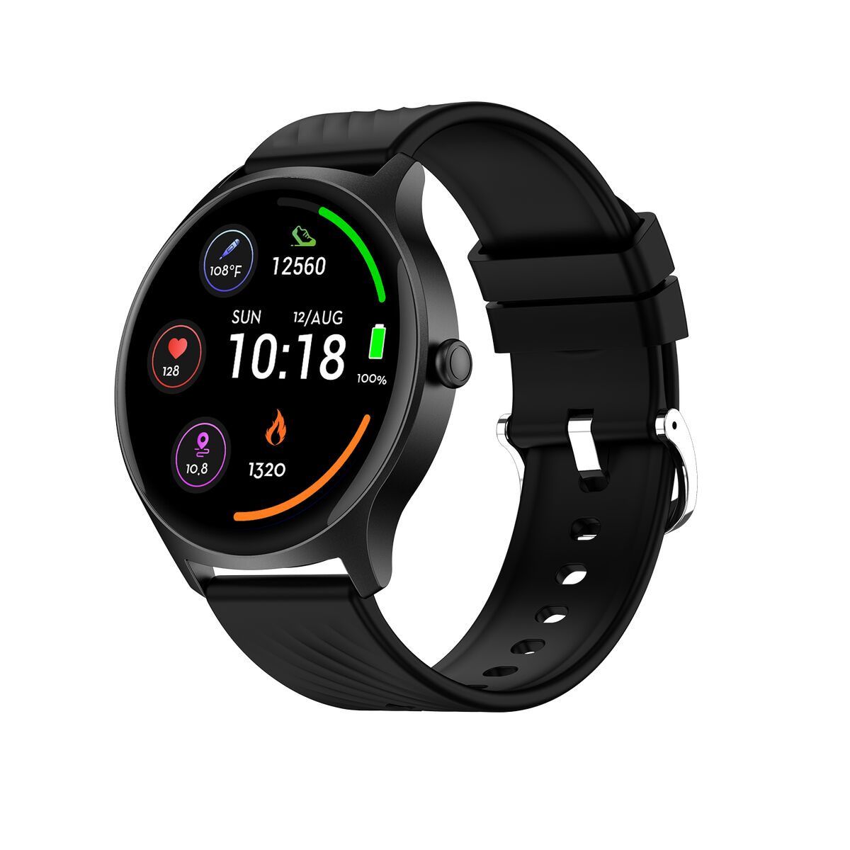 Smartklocka Denver Electronics SWC-387B Svart