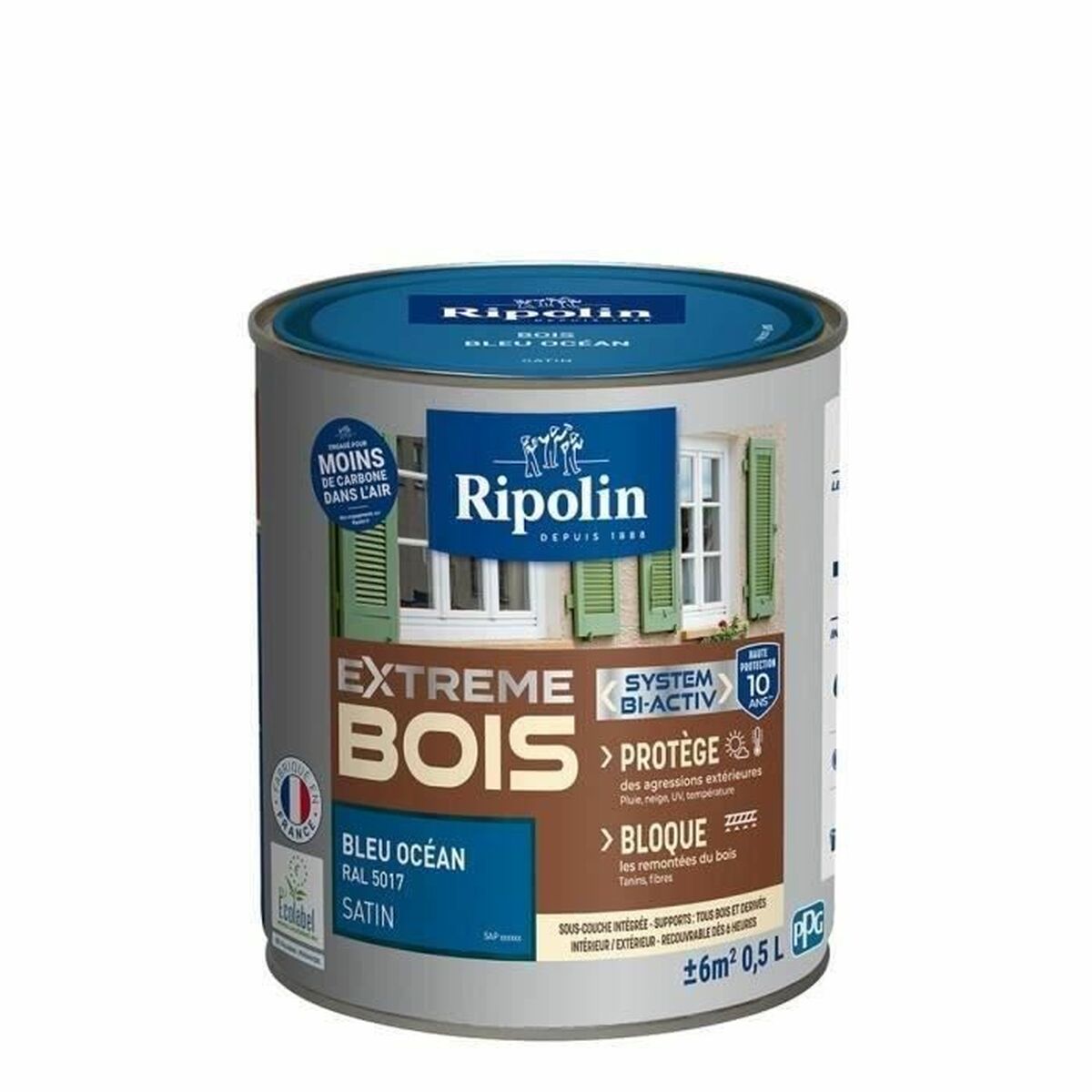 Måla Ripolin Blå Satinfinish 500 ml