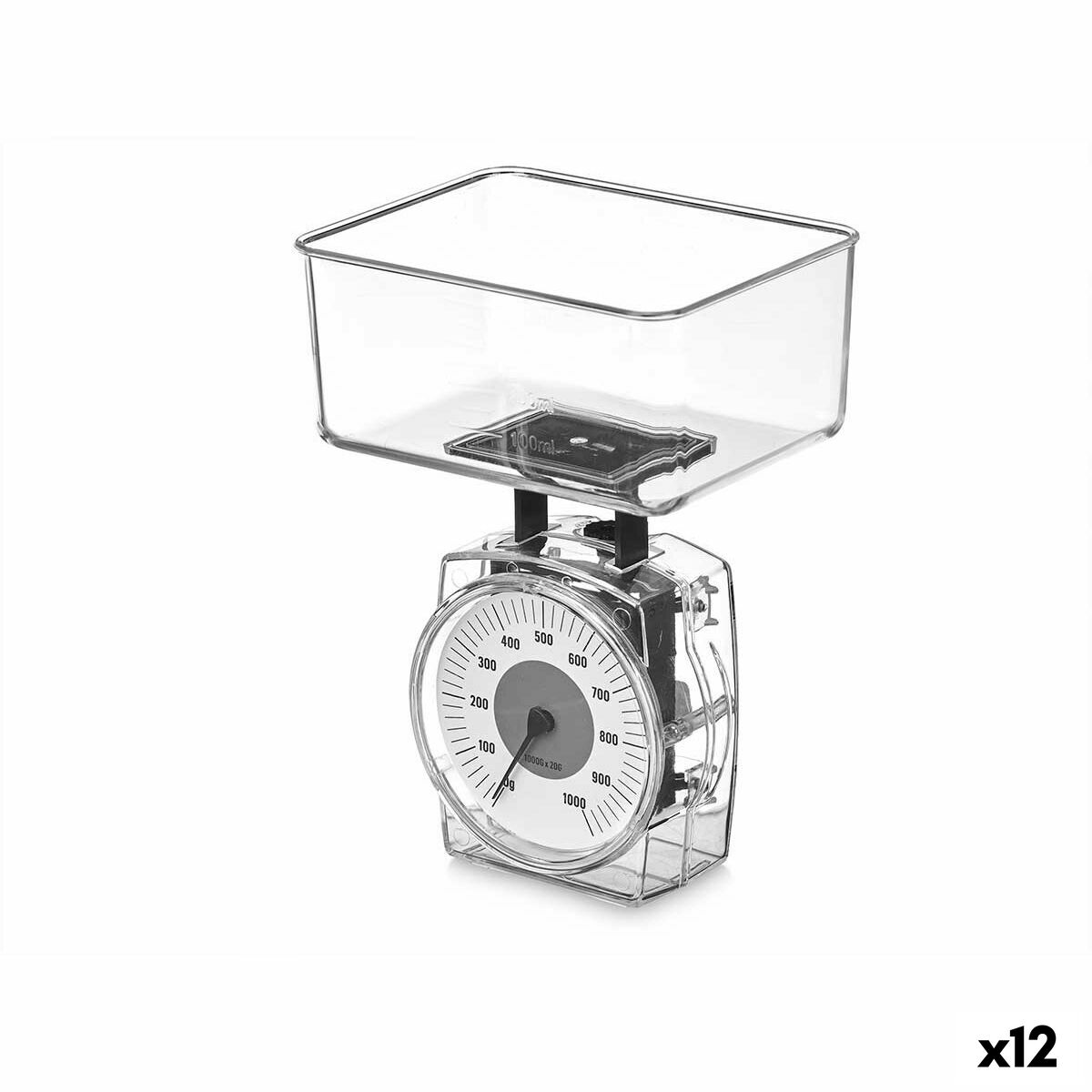 Köksvåg Kinvara KS-01-T 1KG Transparent 1 kg 400 ml (12 antal)
