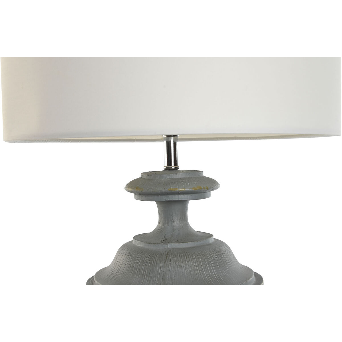 Bordslampa Home ESPRIT Vit Grå Harts 35,5 x 35,5 x 79 cm - 2